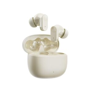 White In-Ear Bluetooth Earbuds