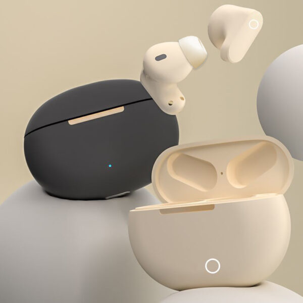 White In-Ear Bluetooth Earbuds - 图片 2